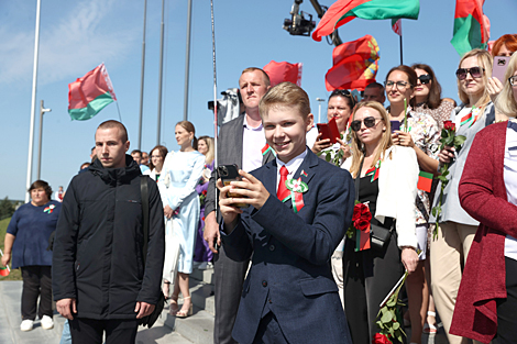 Solemn event at the Mound of Glory memorial complex