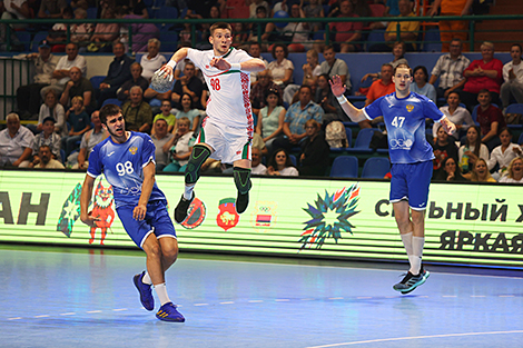 Handball tournament of the 2nd CIS Games: Belarus vs Russia 