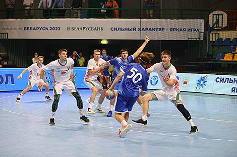 Handball tournament of the 2nd CIS Games: Belarus vs Russia 