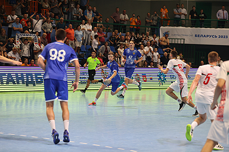 Handball tournament of the 2nd CIS Games: Belarus vs Russia 