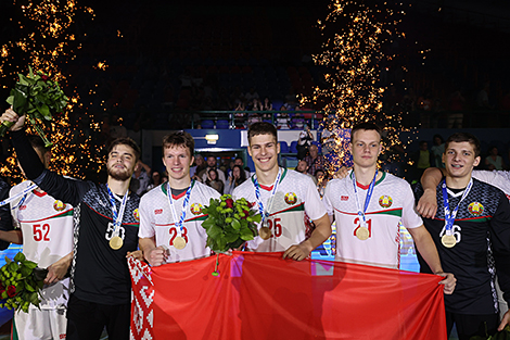 Handball tournament of the 2nd CIS Games: awards ceremony 