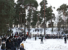 Реконструкция переправы Наполеона через Березину на Брилевском поле