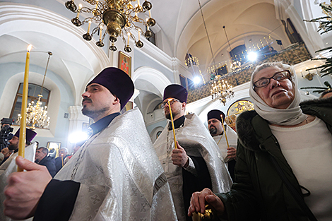 Рождественский сочельник в минском Свято-Духовом кафедральном соборе 