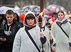 Крестный ход накануне католического Вербного воскресенья в Гродно