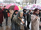 Крестный ход накануне католического Вербного воскресенья в Гродно