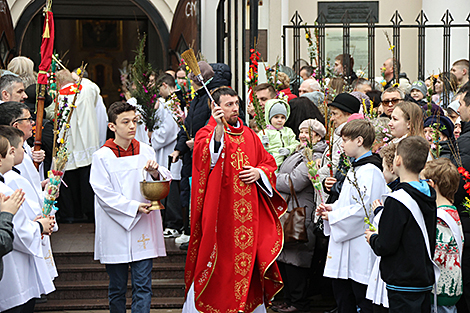 Вербное воскресенье в Минске