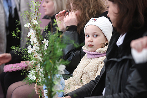 Вербное воскресенье в Гродно: богослужение в храме 