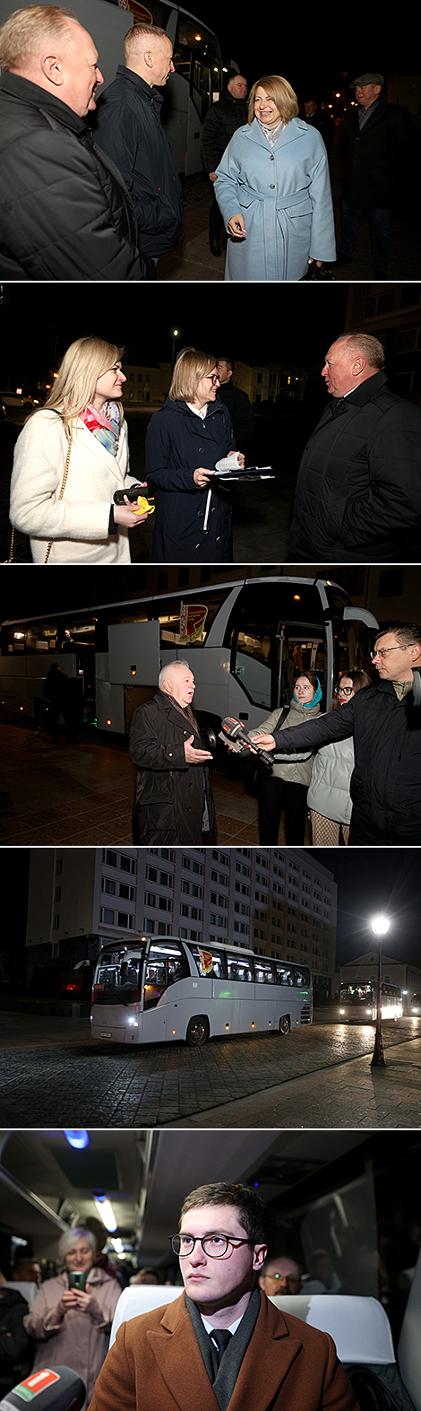 Delegates of Belarusian People’s Congress en route to Minsk