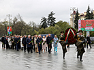 Delegates of the 7th Belarusian People’s Congress lay flowers at the Victory Monument in Minsk