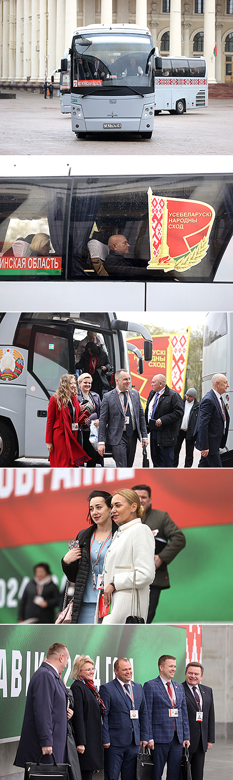 Delegates of Belarusian People’s Congress en route to Minsk