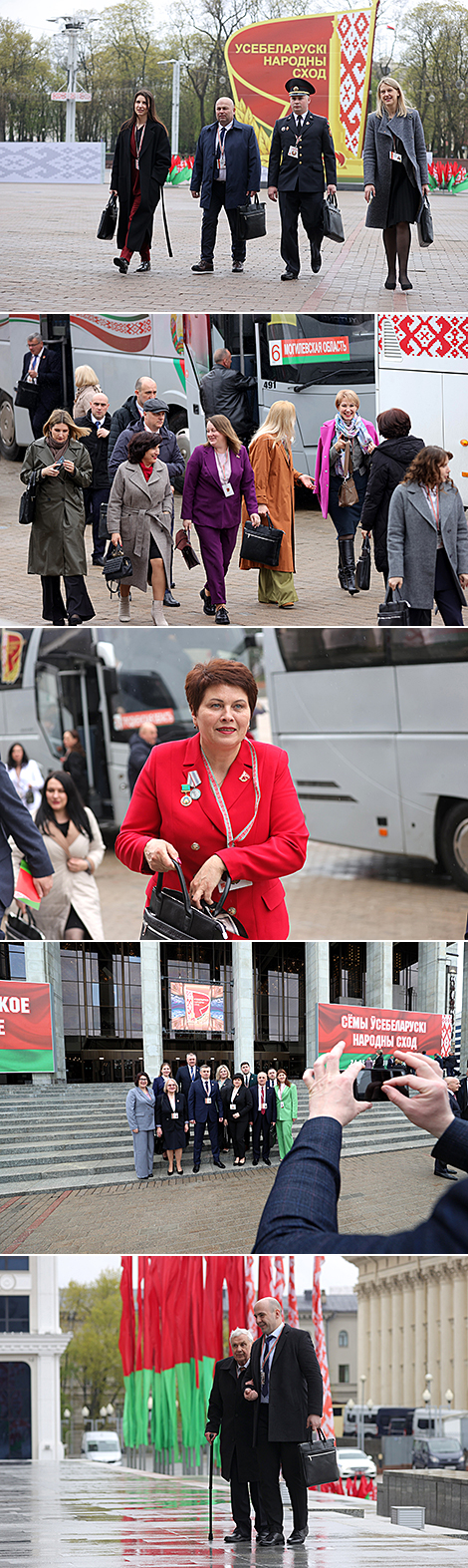 Delegates of Belarusian People’s Congress en route to Minsk