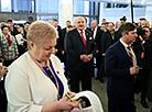 Aleksandr Lukashenko casts his vote in the 7th Belarusian People’s Congress leadership elections