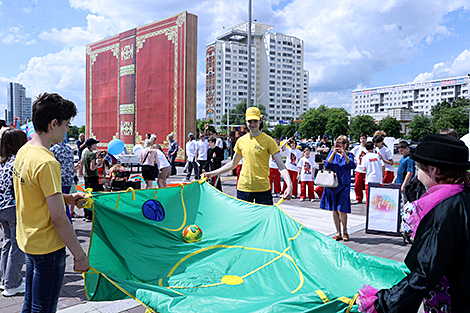 Праздник детства у Национальной библиотеки Беларуси