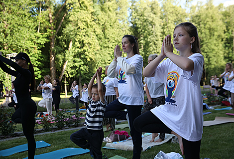 International Yoga Day in Minsk