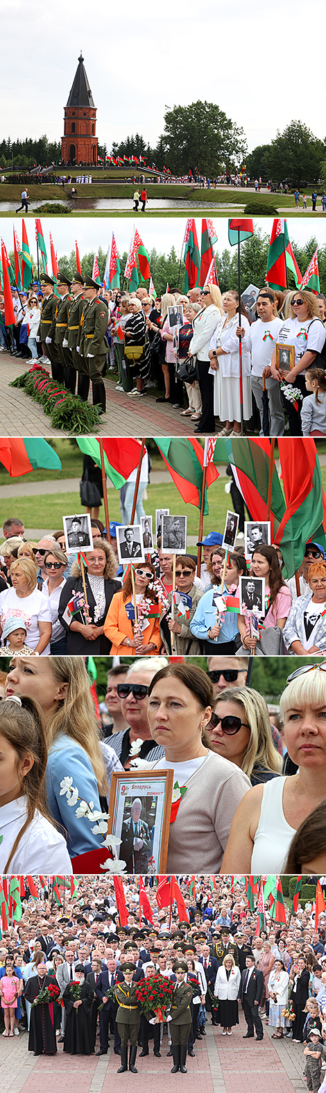 Митинг в мемориальном комплексе 