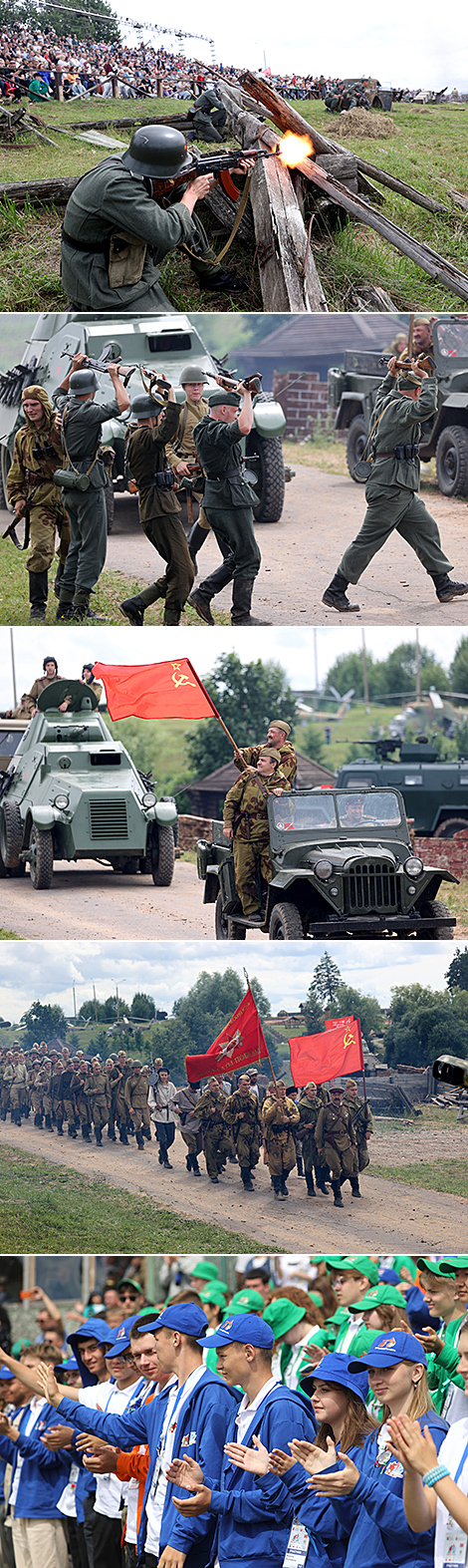 Реконструкция боя 1944 года на 