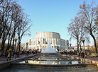 Fountain opening ceremony in Minsk 