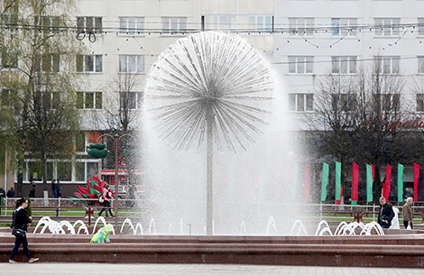 Fountains reopened in Vitebsk 