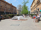 Fountains in Lenin Street, Minsk