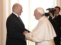 Meeting of Pope Francis and Alexander Lukashenko in Vatican