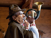 The first international festival of hunting horn music and songs Tsar Meadow in Belovezhskaya Pushcha