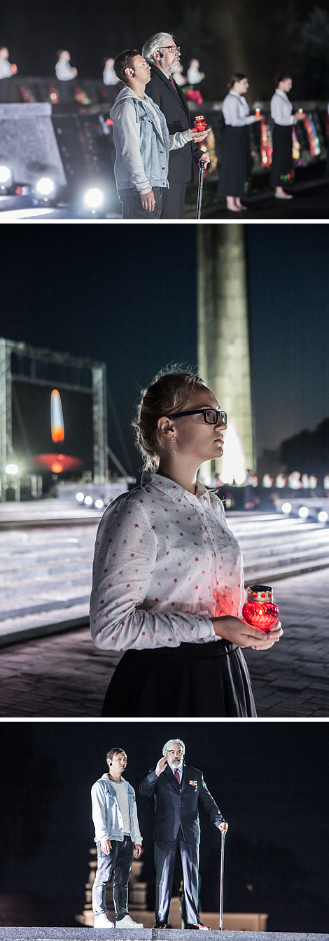 Commemorative meeting Candle of Memory dedicated to the 75th anniversary of the beginning of the Great Patriotic War at the Brest Hero Fortress memorial