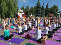 International Yoga Day in Minsk