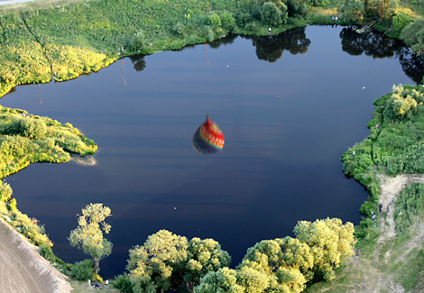 International festival of air balloons in Orsha 