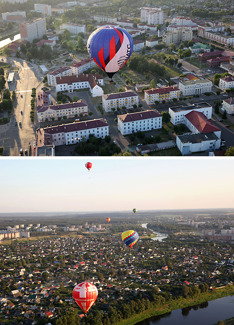 International festival of air balloons in Orsha 