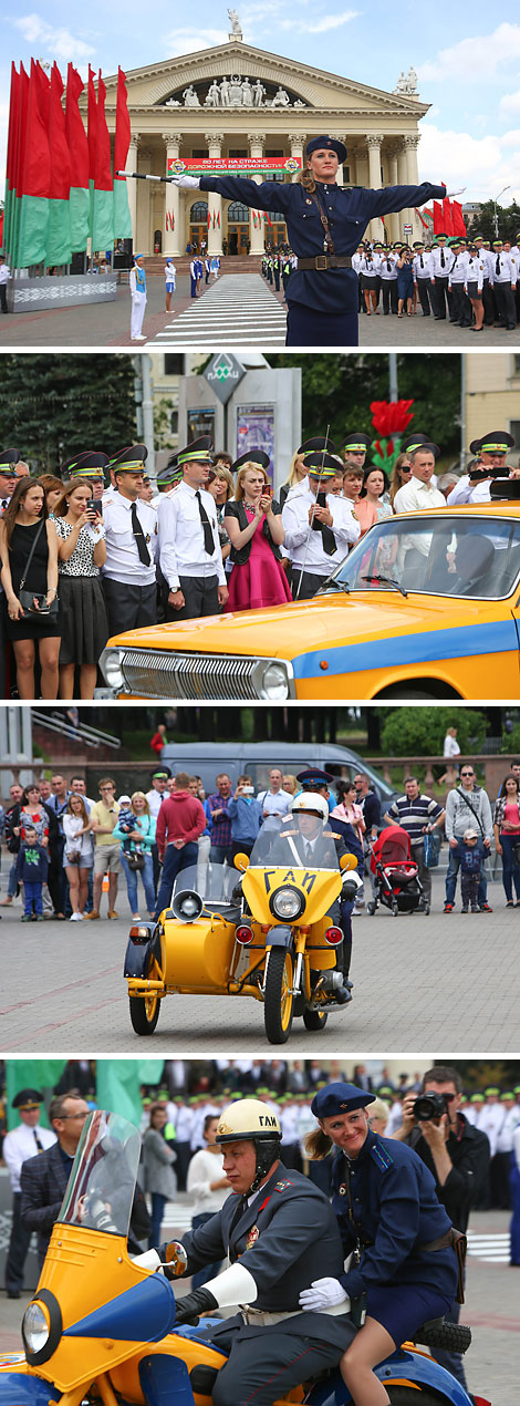 Belarus’ road police marked its 80th anniversary