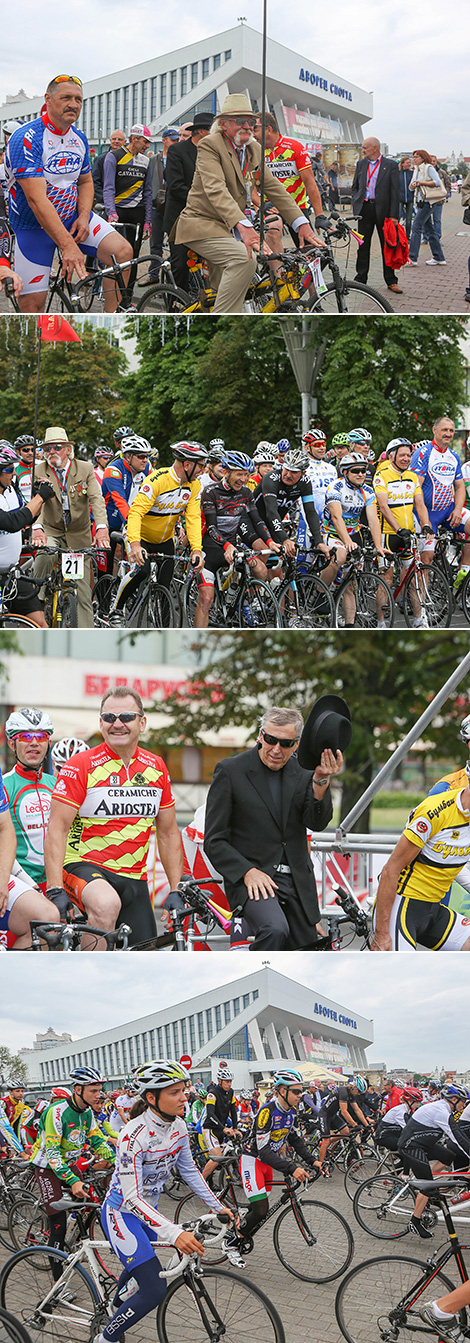 Cycling veterans’ race in Minsk