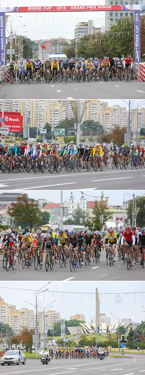 Cycling veterans’ race in Minsk