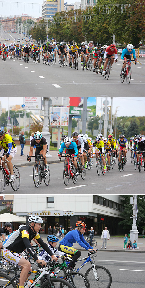 Cycling veterans’ race in Minsk