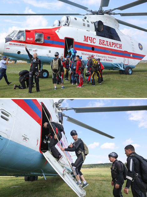 Belarus sets new national record in sky-jumping