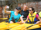 Kayak race on Augustow Canal 