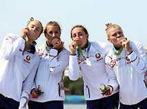 Rio 2016: Belarus women’s K4 team wins bronze