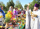 The feast of the Transfiguration (Savior of the Apple Feast Day) in the Church of the Intercession of the Mother of God in Polotsk