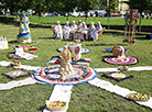 Fruit art objects in Polotsk