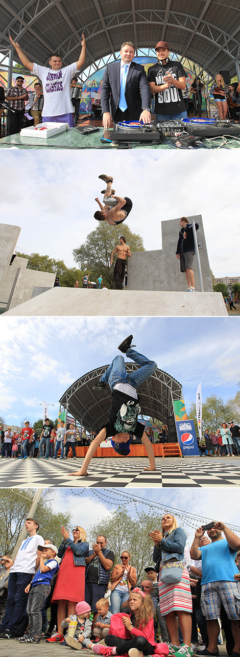 An extreme sports park in Minsk 