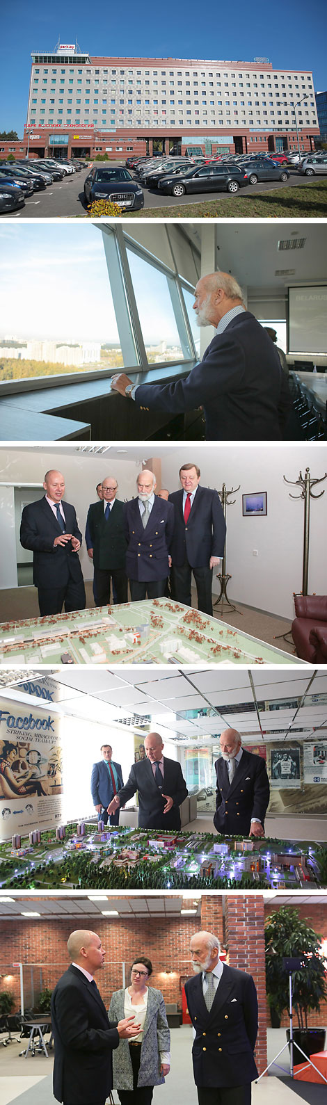 Prince Michael of Kent visits Belarus' Hi-Tech Park