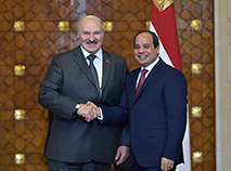 Official visit of Belarus President Alexander Lukashenko to Egypt