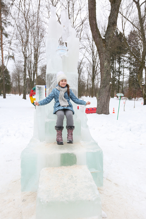 
Ice and Snow Sculpture Festival at Minsk Central Botanic Garden