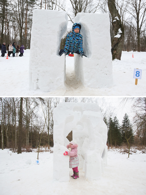 Ice and Snow Sculpture Festival at Minsk Central Botanic Garden of NASB