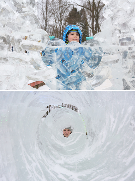 Ice and Snow Sculpture Festival at Minsk Central Botanic Garden of NASB