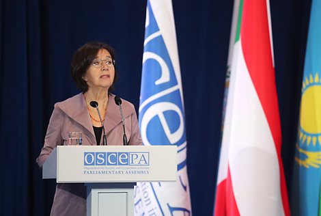 President of the Parliamentary Assembly of the Organization for Security and Cooperation in Europe (OSCE PA) Christine Muttonen