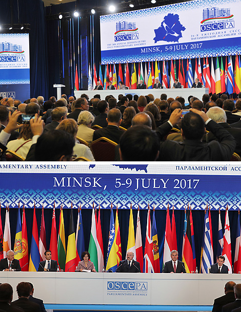 Plenary session dedicated to the official opening of the 26th OSCE PA annual session in Minsk