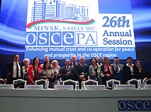 Minsk Declaration adopted at OSCE PA annual session in the Belarusian capital