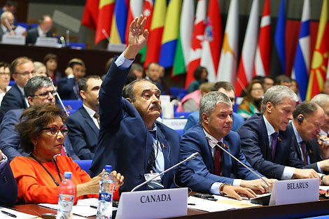 During the plenary session