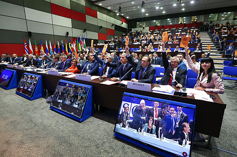 During the plenary session

