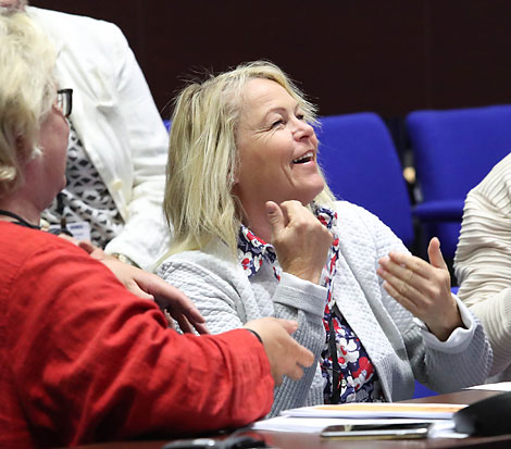 During the plenary session